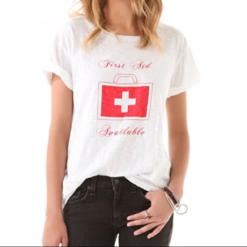 WORN ONCE!!! SAUCE FIRST AID TEE